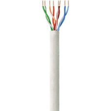 Techly Installation cable twisted pair UTP Cat6 4x2 wire CCA 305m gray