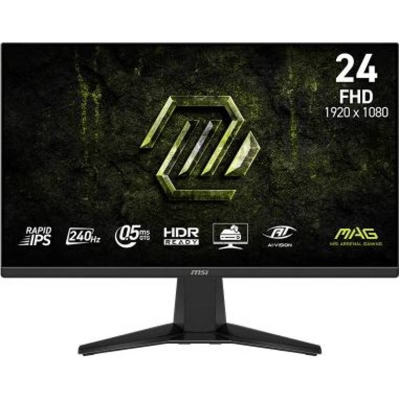 MSI Monitor 23.8 inch MAG 245F X24 LED/FHD/Flat/240Hz/black
