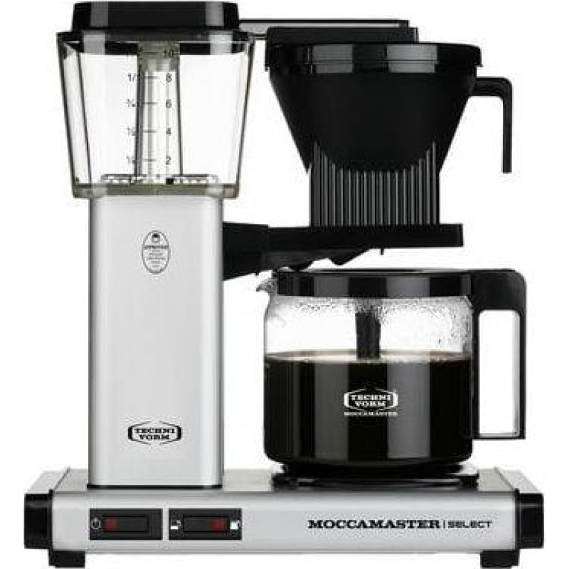 Moccamaster Ekspres przelewowy Moccamaster KBG 741 Select Srebrny matowy