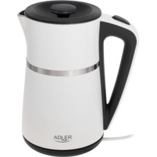 Adler Kettle 1.7l white double wall AD 1355w