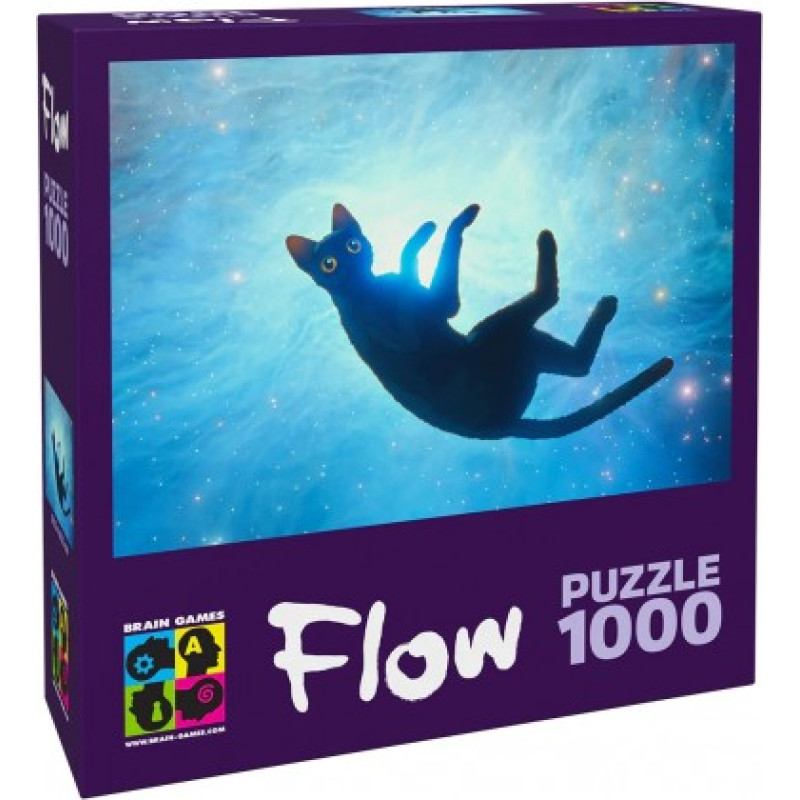 Granna Puzzle 1000 pieces Flow Black cat