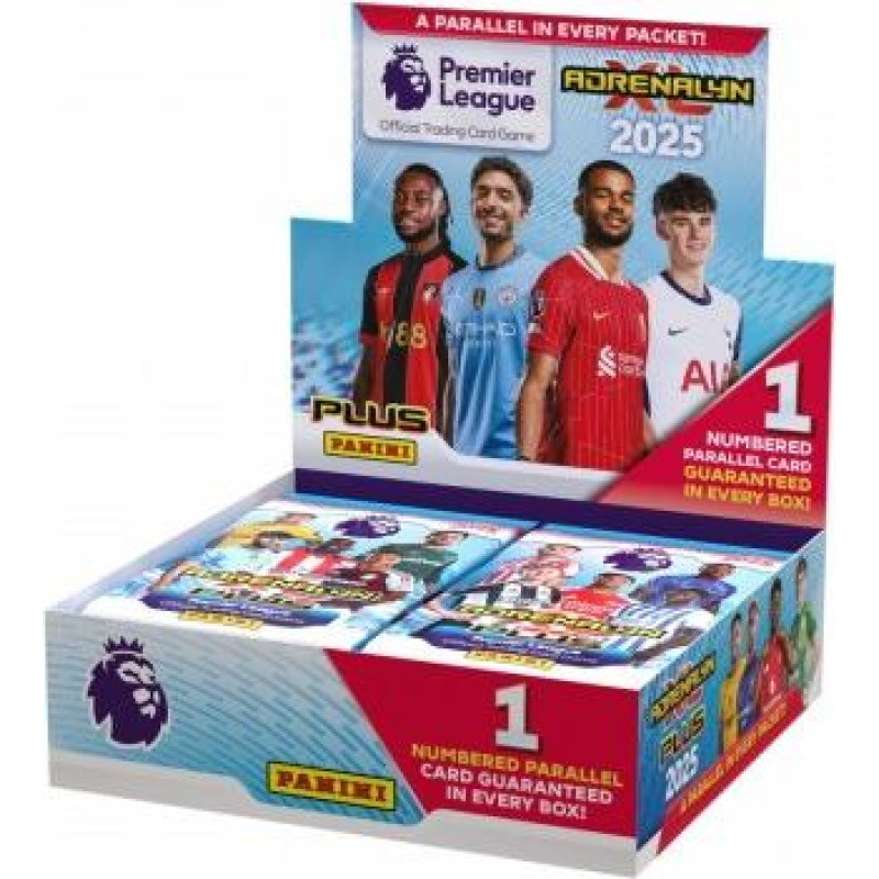 Panini Kolekcja Cards Premier League PLUS 2025 sachets display 24 pieces
