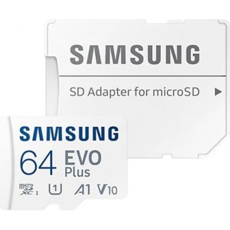 Samsung Memory card microSD MB-MC64SA EU EVO Plus 64GB + adapter