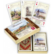Cartamundi Karty Warszawa Akwarele 2 x 55 listków