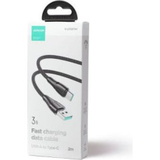 Joyroom USB - Type-C Surpass Series Fast Charging and Data Cable, 3A, 1,2m, Black (S-UC027A11)