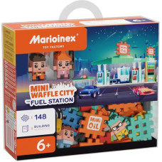 Marioinex Mini Waffle City Building Blocks Petrol Station, 148 pieces