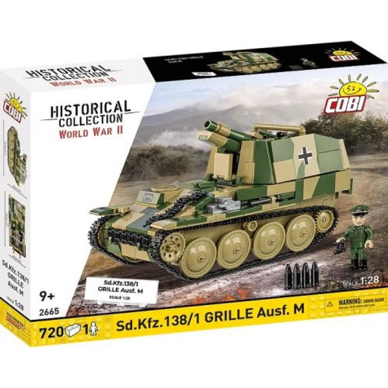 Cobi Klocki Blocks SD.KFZ.138/1 Grille 720 elements