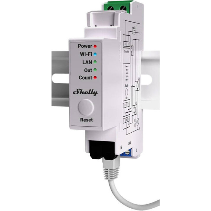 Shelly Pro EM-50 Energy Meter, WiFi/LAN
