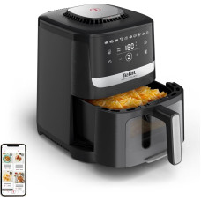 Tefal Easy Fry Silence EY5568E0 fryer Single 5 L Stand-alone Hot air fryer Black, Stainless steel