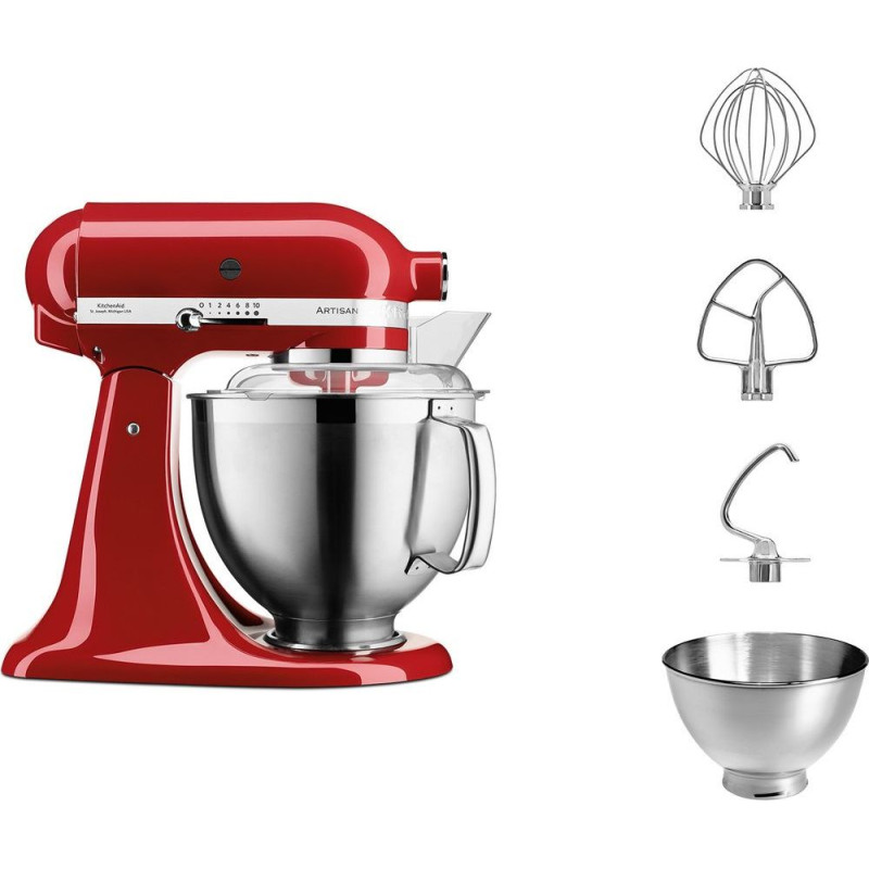 Kitchenaid Artisan 5KSM185PS food processor 300 W 4.8 L Red