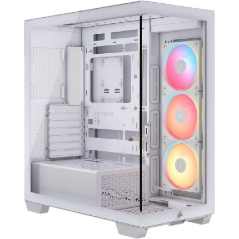 Corsair Case 3500X LXR LINK TG Mid-Tower White