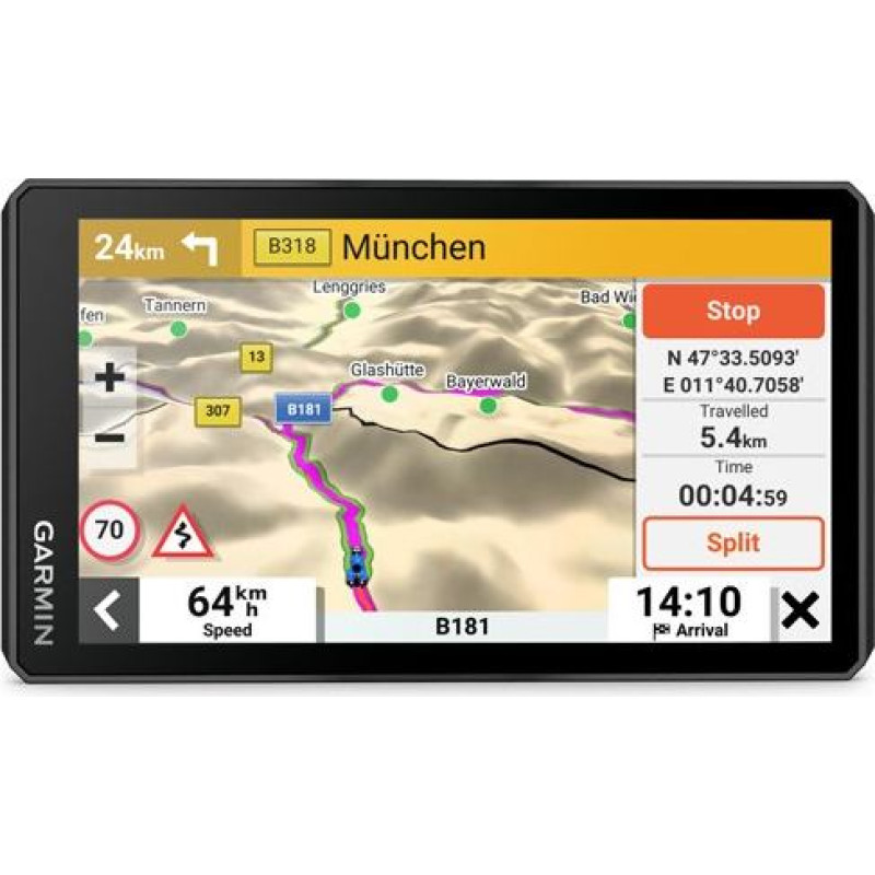 Garmin ZUMO XT2 MT-S navigator Handheld/Fixed 15.2 cm (6") Touchscreen 340 g Black