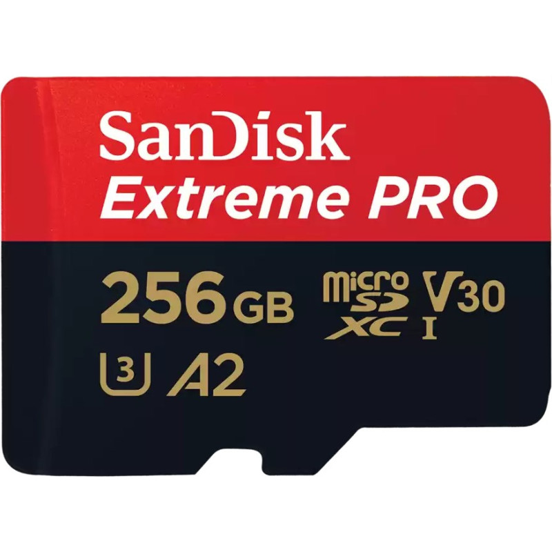 Sandisk Extreme PRO 256 GB MicroSDXC UHS-I Class 10
