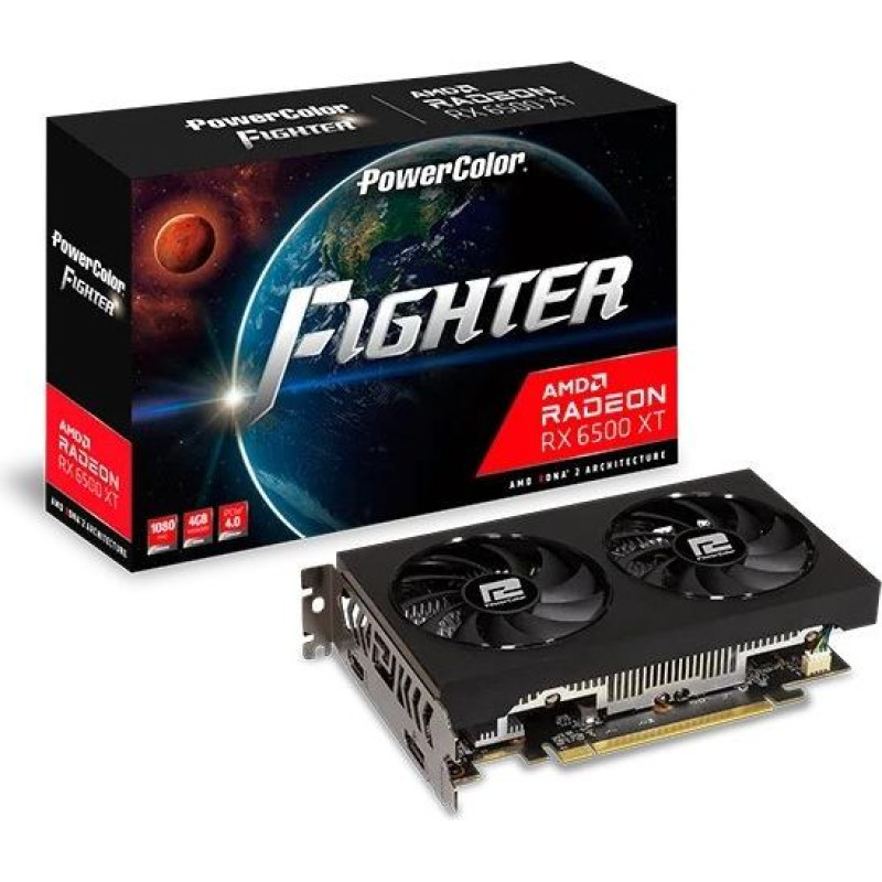 Powercolor Figh. AXRX 6500XT 4GBD6-DHV3 graphics card