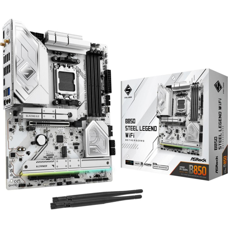 Asrock B850 Steel Legend WiFi AMD B850 Socket AM5 ATX