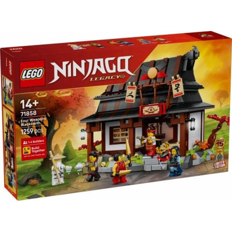 Lego Blocks Ninjago 71858 Four Weapons Blacksmith 15th Anniversary
