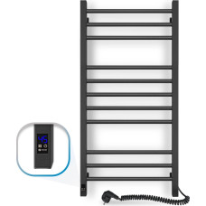Navin Towel warmer Classic Quadro 500x1000 Sensor black, right-hand version, 12-216053-5010.