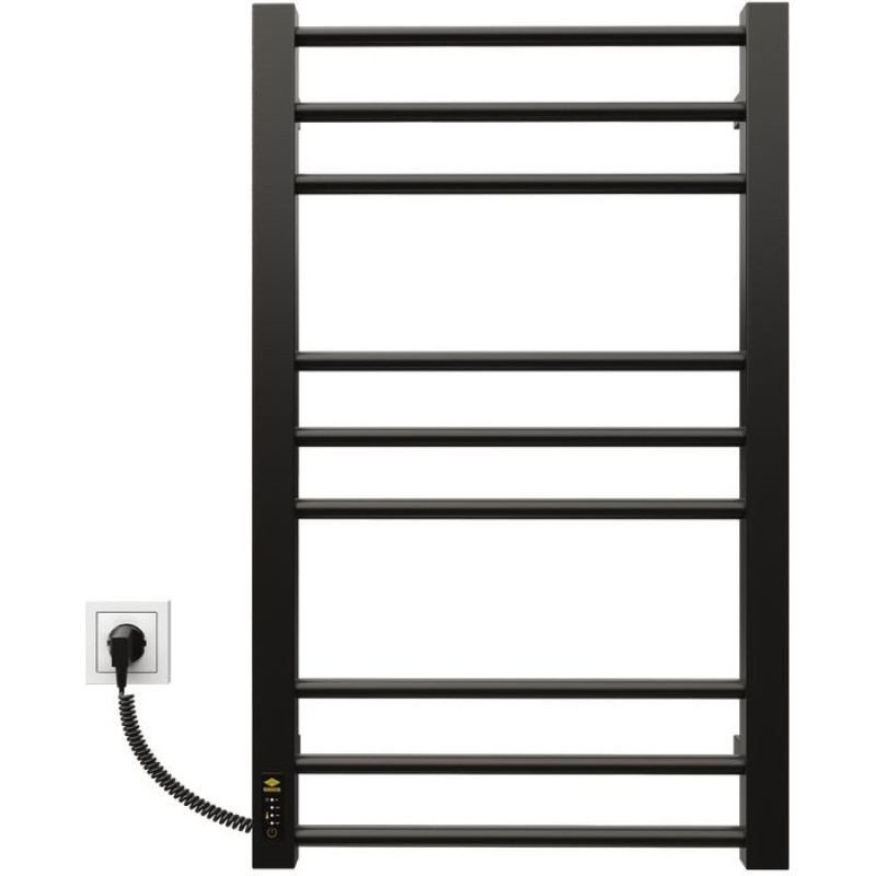 Kosser Towel warmer Step 800x500/9 EL with timer, black.