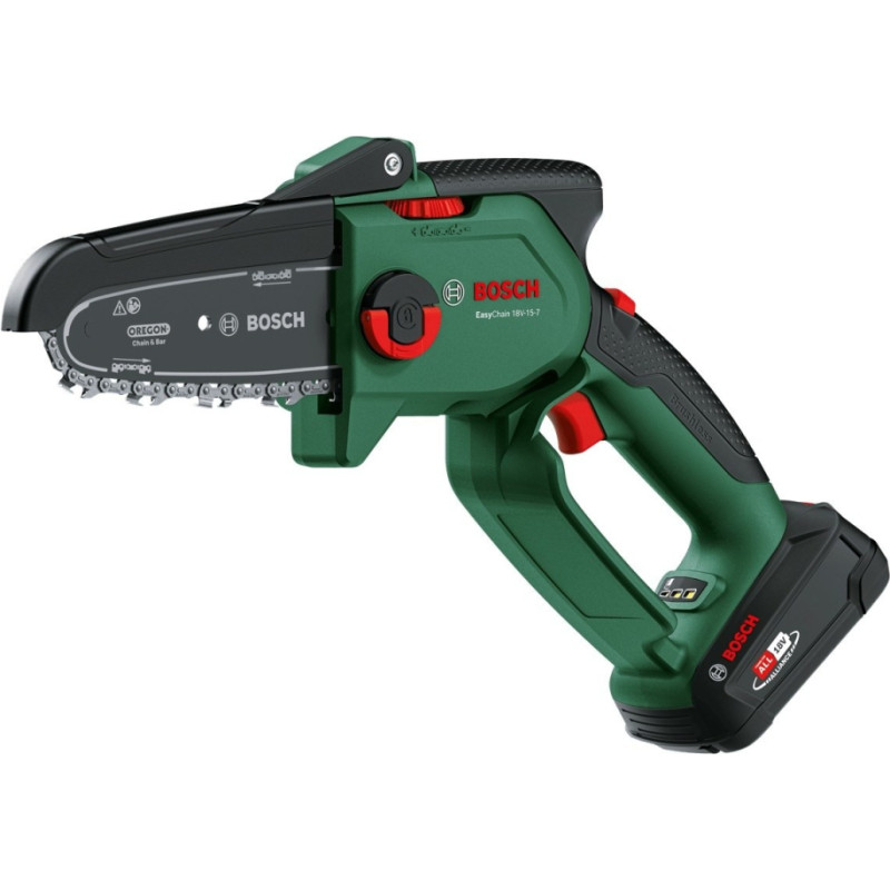 Bosch Cordless chainsaw EasyChain 18V-15-7, 1x2.5Ah, AL 1820 CV, 06008B8900