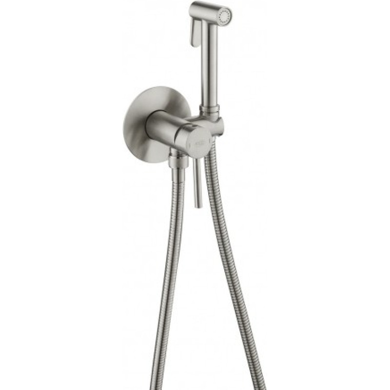 Bluewater Sink mixer with bidet and shower head, BOSTON BOS-BBP.040, nickel finish.