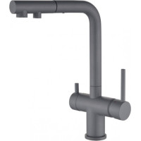 Helika Kitchen mixer tap with pull-out hose and connection for filtered water, Aquaduo Plus 2683.