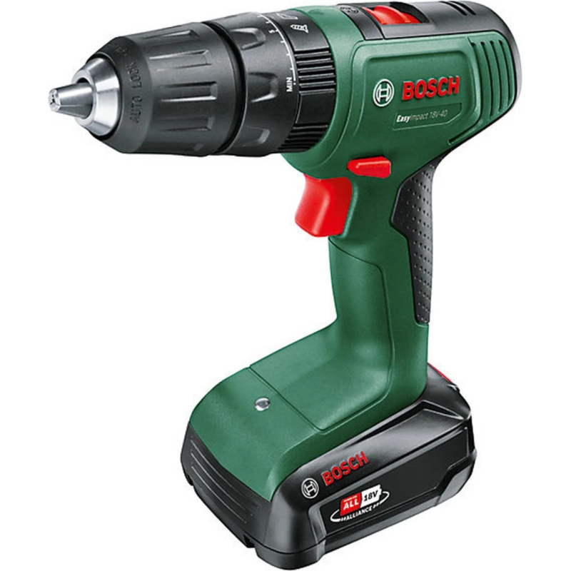 Bosch Acous.Impact drill EasyImpact 18V-40 (1x2Ah) SB, 06039D810C