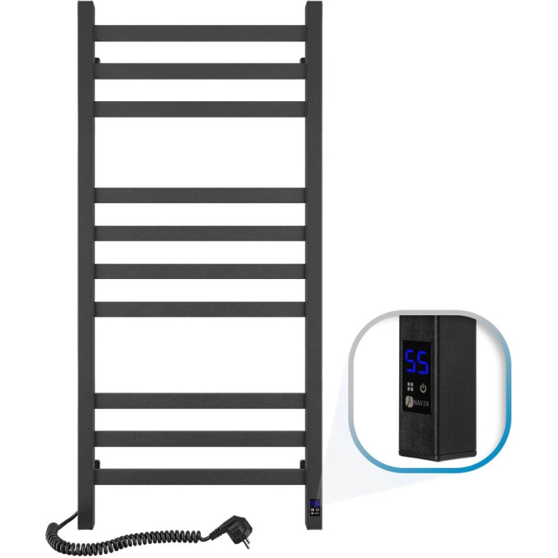 Navin El.towel dryer Avangard 480 * 1000 Sensor left black 12- 228153- 4810