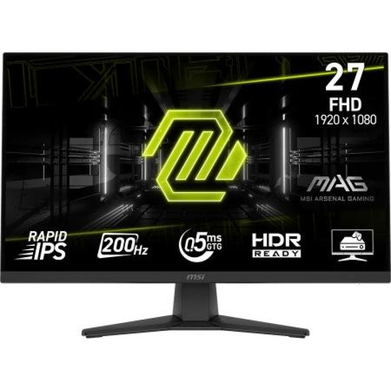 MSI Monitor 27 inch MAG 272F LED/FHD/Flat/200Hz/black