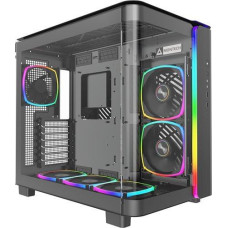Montech KING 95 PRO, Tempered Glass, ARGB, Black