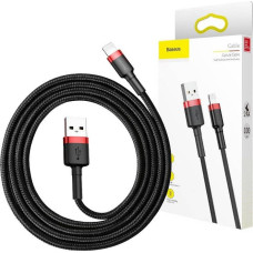 Baseus Cafule Cable USB Lightning 2A 3m (Black+Red)