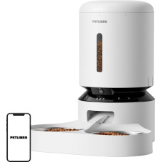 Petlibro Granary camera feed dispenser with double bowl, 5L (white)