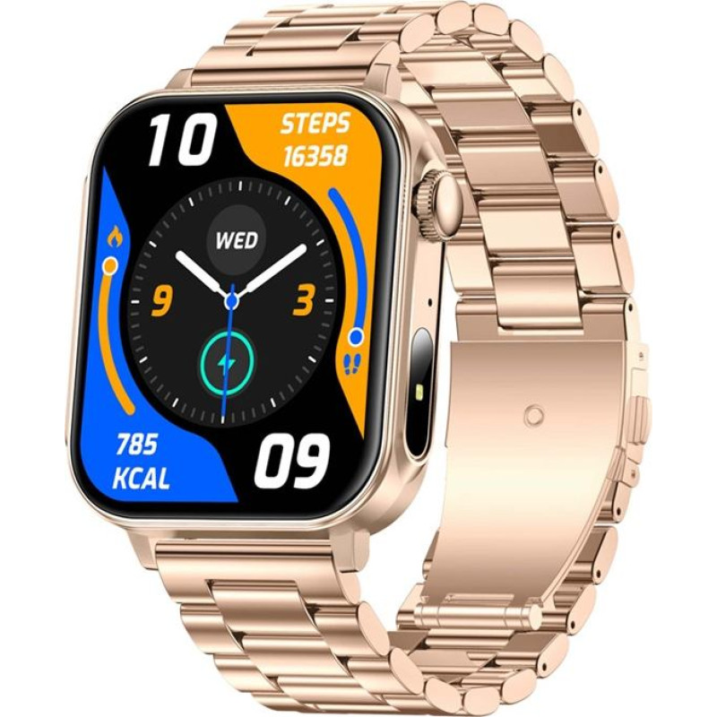 Colmi P80 smartwatch (steel-gold)
