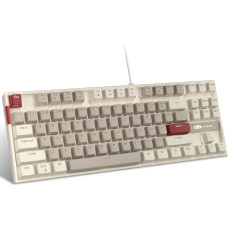 Magegee MK-STAR Retro Grey, White Lighting, Red Switch, US