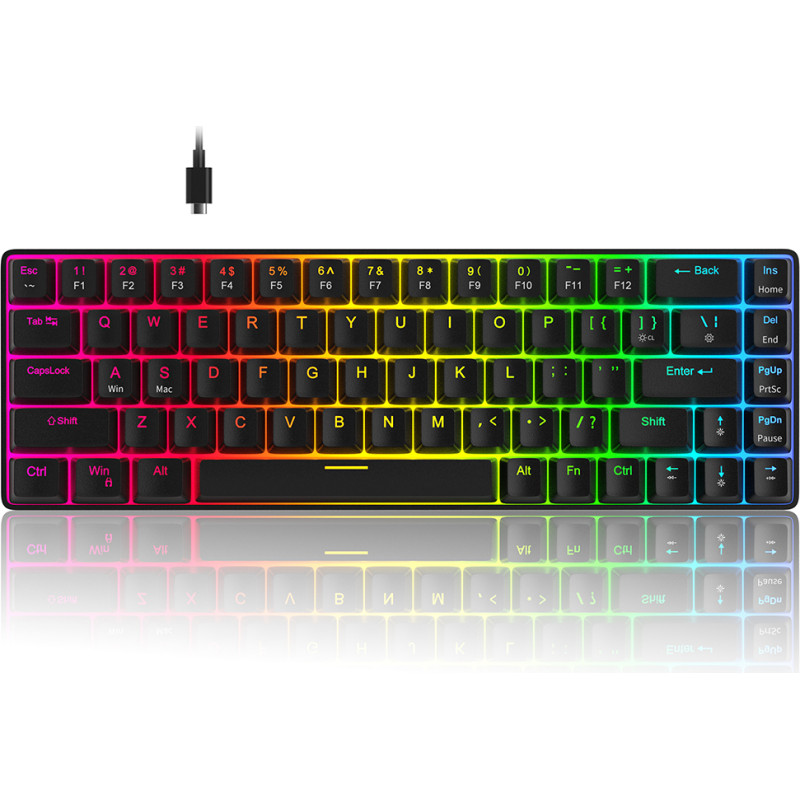 Magegee MK-BOX Black, RGB, Amethyst Switch, US