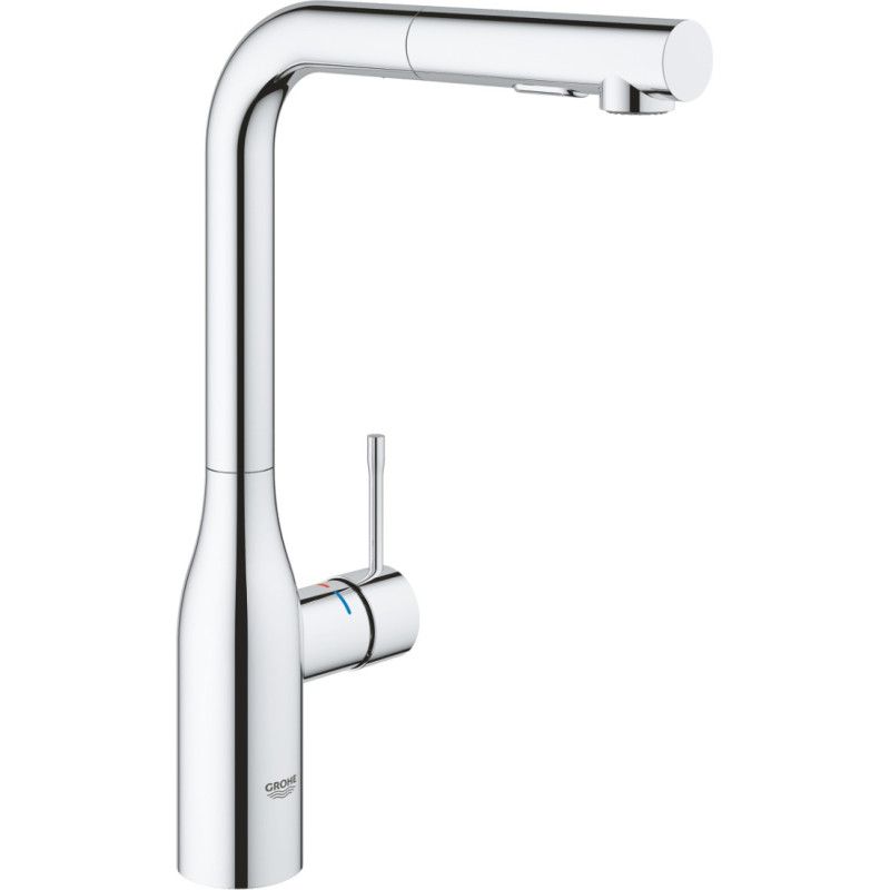 Grohe Virtuvės plautuvės mai&scaron;ytuvas su i&scaron;traukiama žarna Grohe Essence, 30270000, chromas