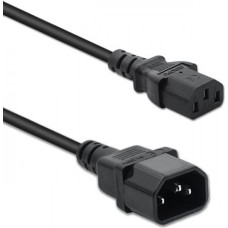 Qoltec Power extension cable for UPS IEC C13 C14 1.5