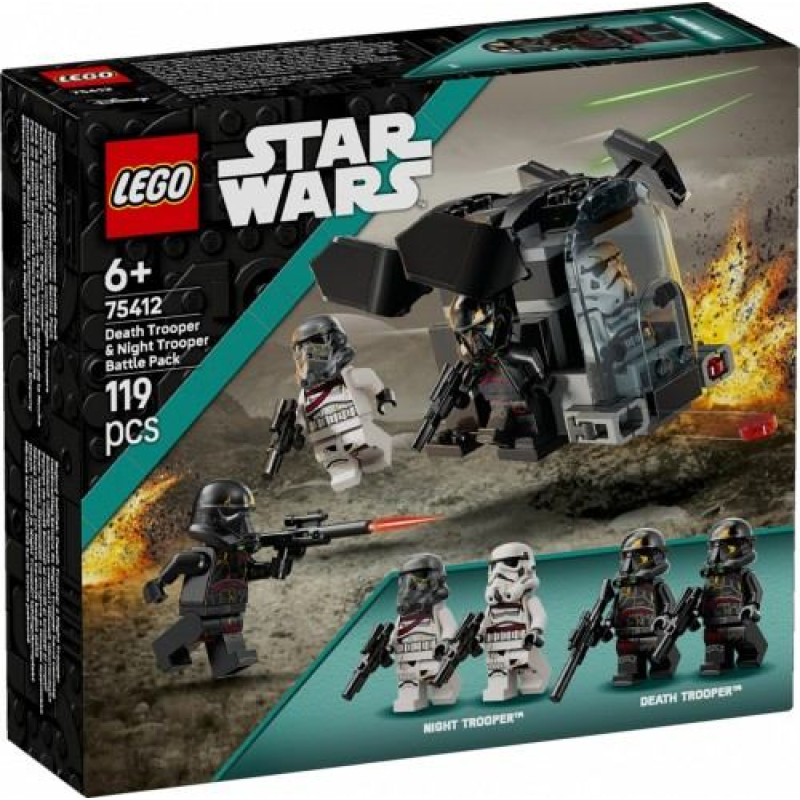 Lego Klocki Star Wars 75412 Szturmowiec Śmierci i nocny szturmowiec - zestaw bitewny