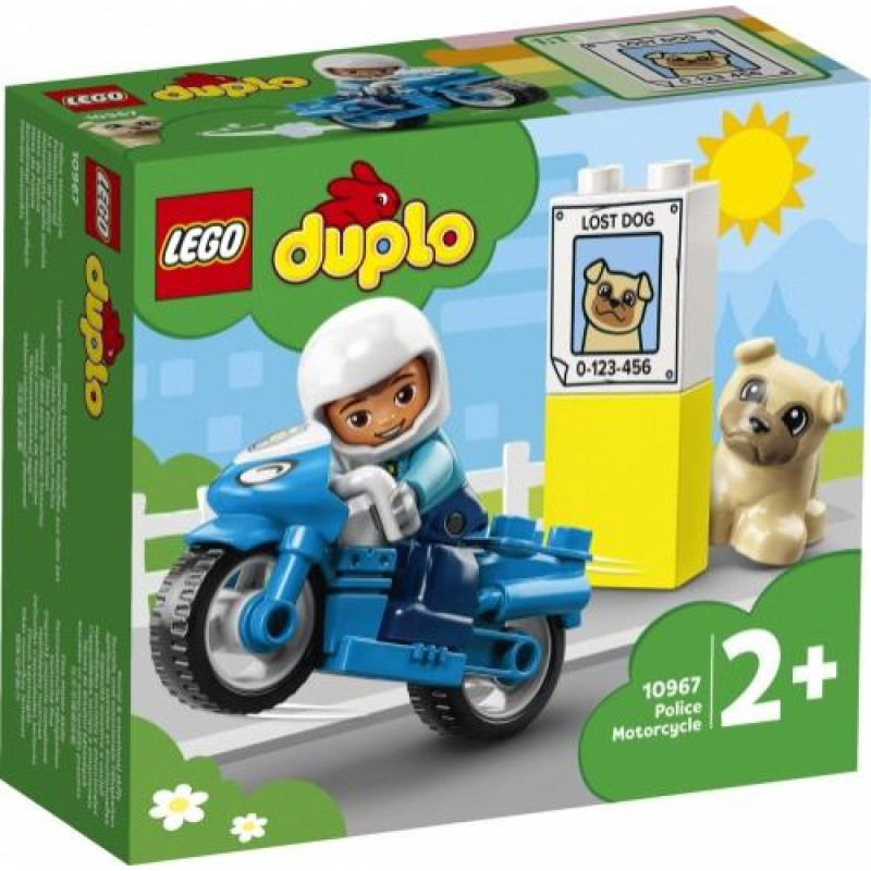 Lego Bricks DUPLO 10967 Police Motorcycle