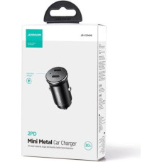 Joyroom Car Charger Mini, C+C, 30W, Black (JR-CCN06)
