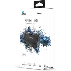 Cardo Spirit HD Duo motorcycle intercom 2 channels 600 m Black