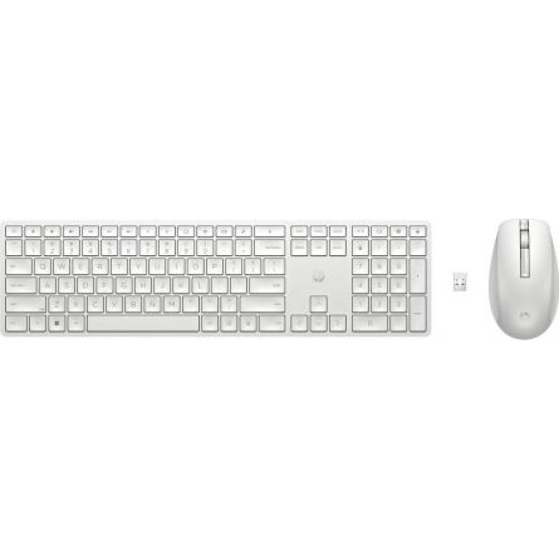 Hyperx Keyboard and mouse combo set 650 Wireless White 4R016AA#ABB