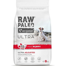 Vetexpert RAW PALEO Ultra Mini Puppy Beef - dry food for puppies of small breeds - 8 kg