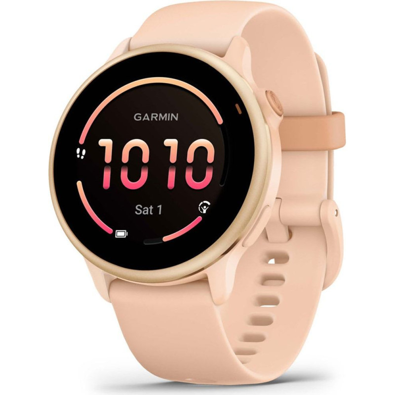 Garmin v&iacute;voactive 6 3.05 cm (1.2") AMOLED 42 mm Digital 390 x 390 pixels Touchscreen Pink Wi-Fi GPS (satellite)
