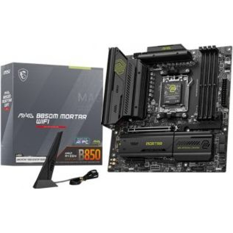 MSI Motherboard MAG B850M MORTAR WIFI AM5 4DDR5 mATX