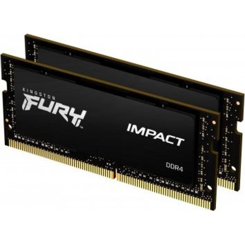 Kingston Memory DDR4 Fury Impact SODIMM 32GB(2*16GB)/3200 CL20