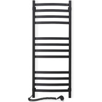 Navin Electric towel warmer Avalon 480*1200 Sensor, left side, black, 12-203153-4812