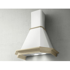 Elica Range hood EMERALD WH/A/90 T.GREZZO, unfinished wood finish.