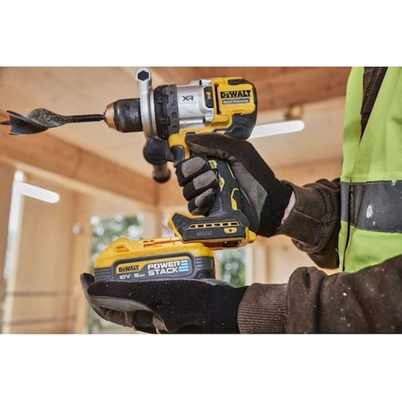 Dewalt DCD709N-XJ drill 1650 RPM Keyless 1.2 kg Black, Yellow