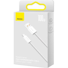 Baseus Type-C Dynamic Series cable 100W, 2m White (CALD000702)