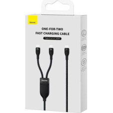 Baseus Universal Cable, Flash Series II 2-in-1 Fast Charging Cable (Type-C to Type-C + Type-C) 100W, 1.5m, Black (CASS060001)